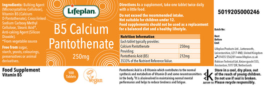 B5 Calcium Pantothenate