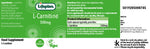Lifeplan L-Carnitine supplement packaging with green and white design.