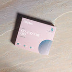 Lifeplan Co-Enzyme Q10 supplement box on a stone surface