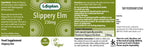 Lifeplan Slippery Elm supplement label with text and branding.