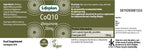 Lifeplan CoQ10 supplement label with green background and text.
