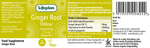 Lifeplan Ginger Root supplement label with text and branding