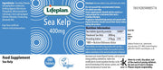 Lifeplan Sea Kelp supplement packaging with blue and white design