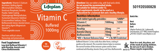 Vitamin C (Buffered) 1000mg