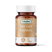 Lifeplan Hair Care Nutrients supplement bottle on a white background