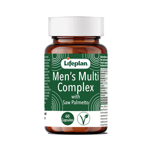 Men’s Multi Complex is formulated with a range of vitamins, minerals and botanicals